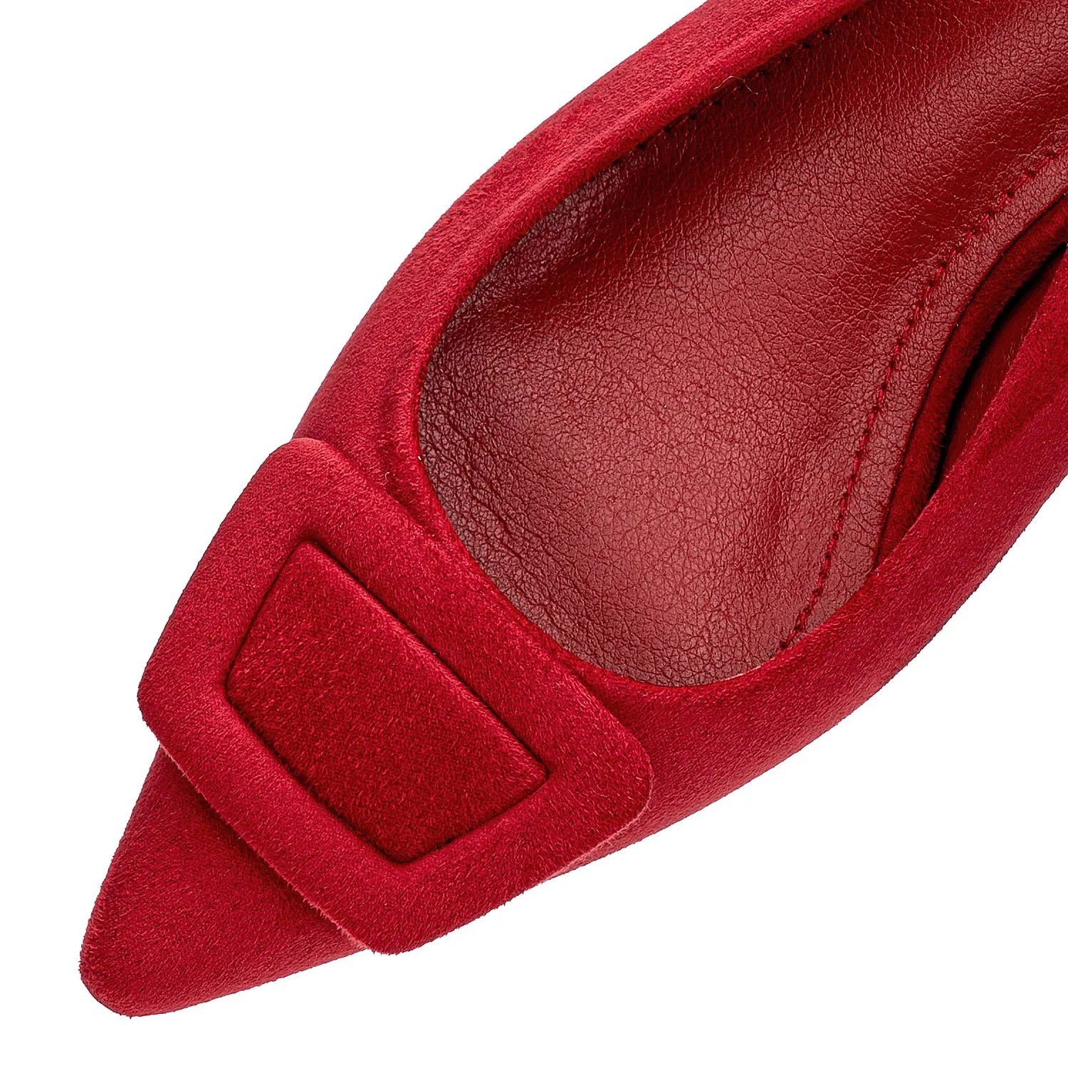 Calzado Platanitos Vestir Dama Cv Blisse color rojo | Platanitos