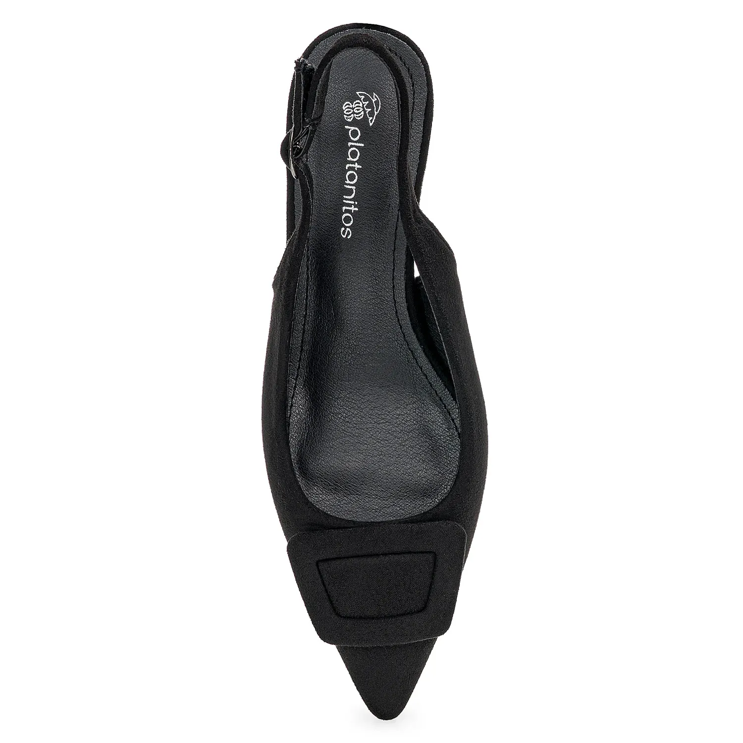 Calzado Platanitos Vestir Dama Cv Blisse color negro | Platanitos