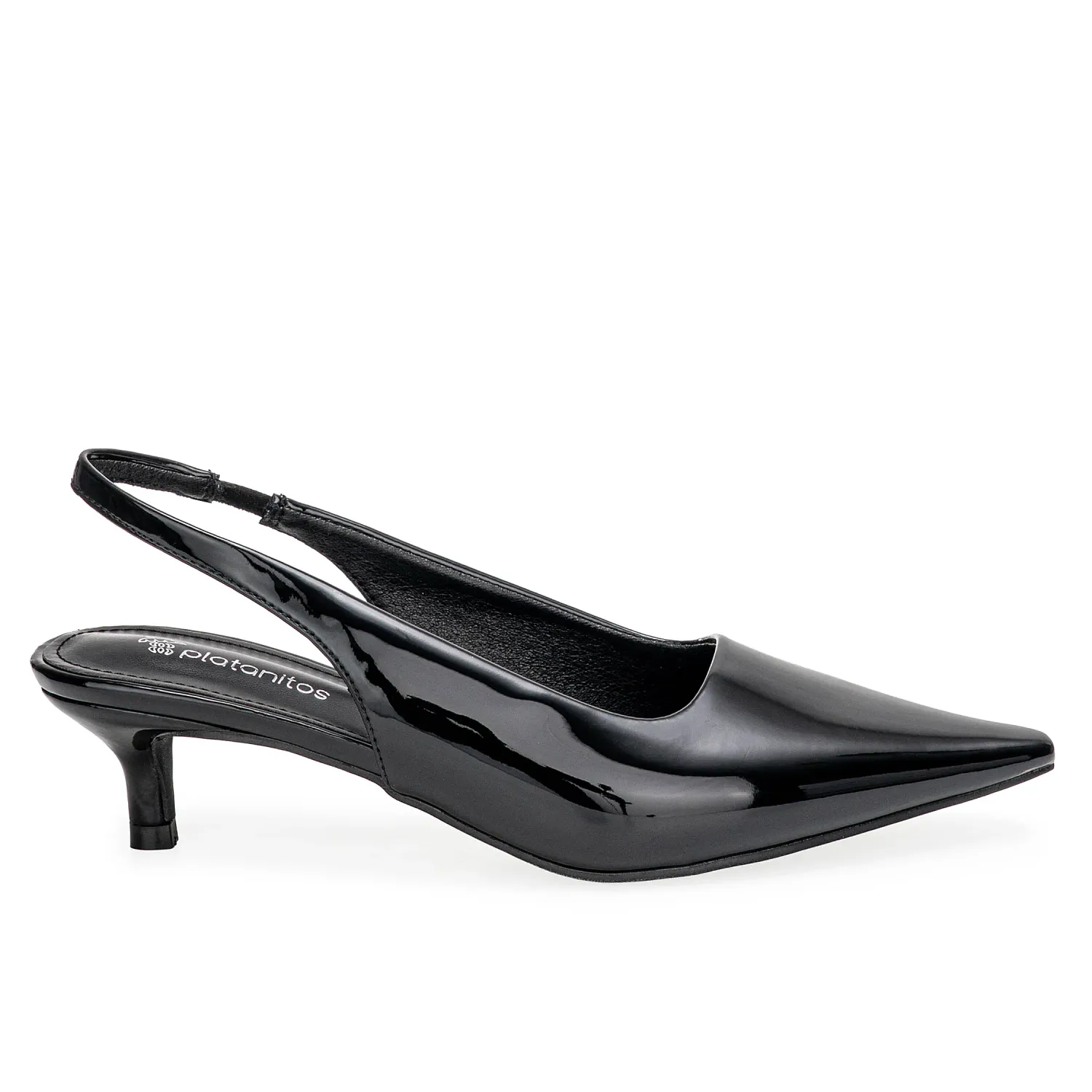 Calzado Platanitos Vestir Dama Cv Roma color negro | Platanitos