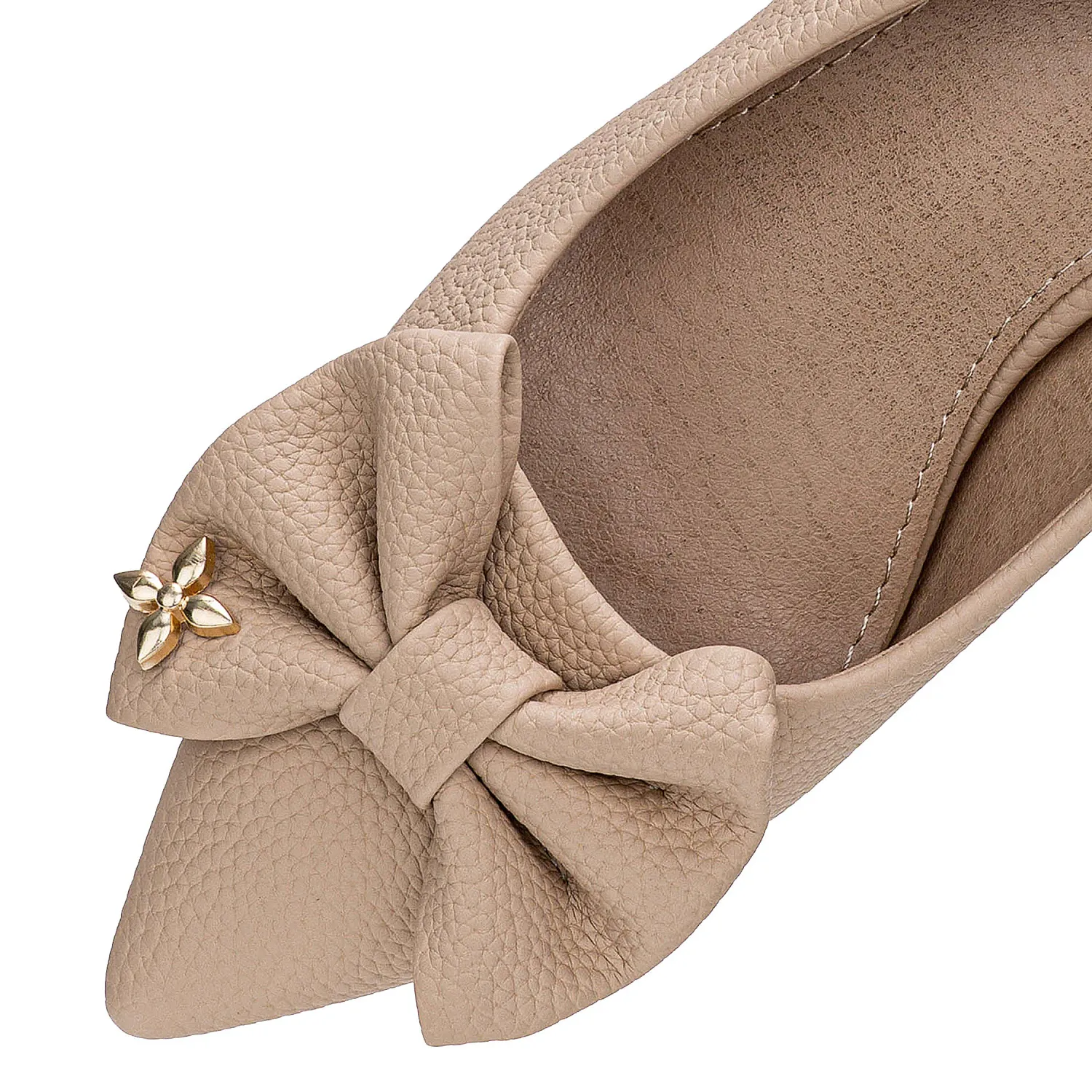 Calzado Platanitos Vestir Dama Cv Ladys color beige | Platanitos