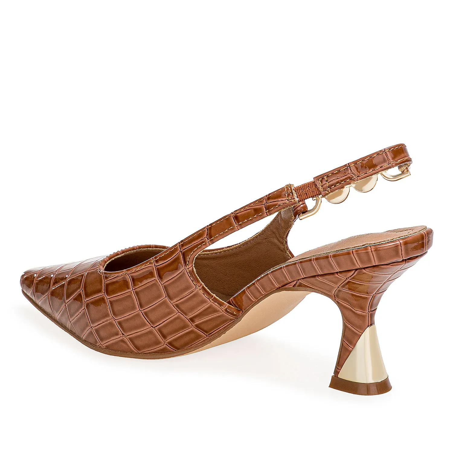 Calzado Platanitos Vestir Dama Cv Crissy color marron claro | Platanitos