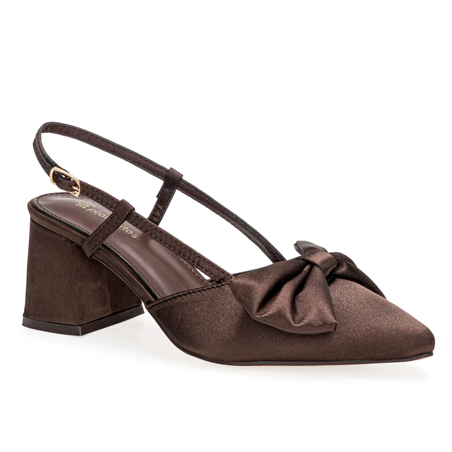 Platanitos Calzado Platanitos Vestir Dama Cv Bowela color marron | Platanitos