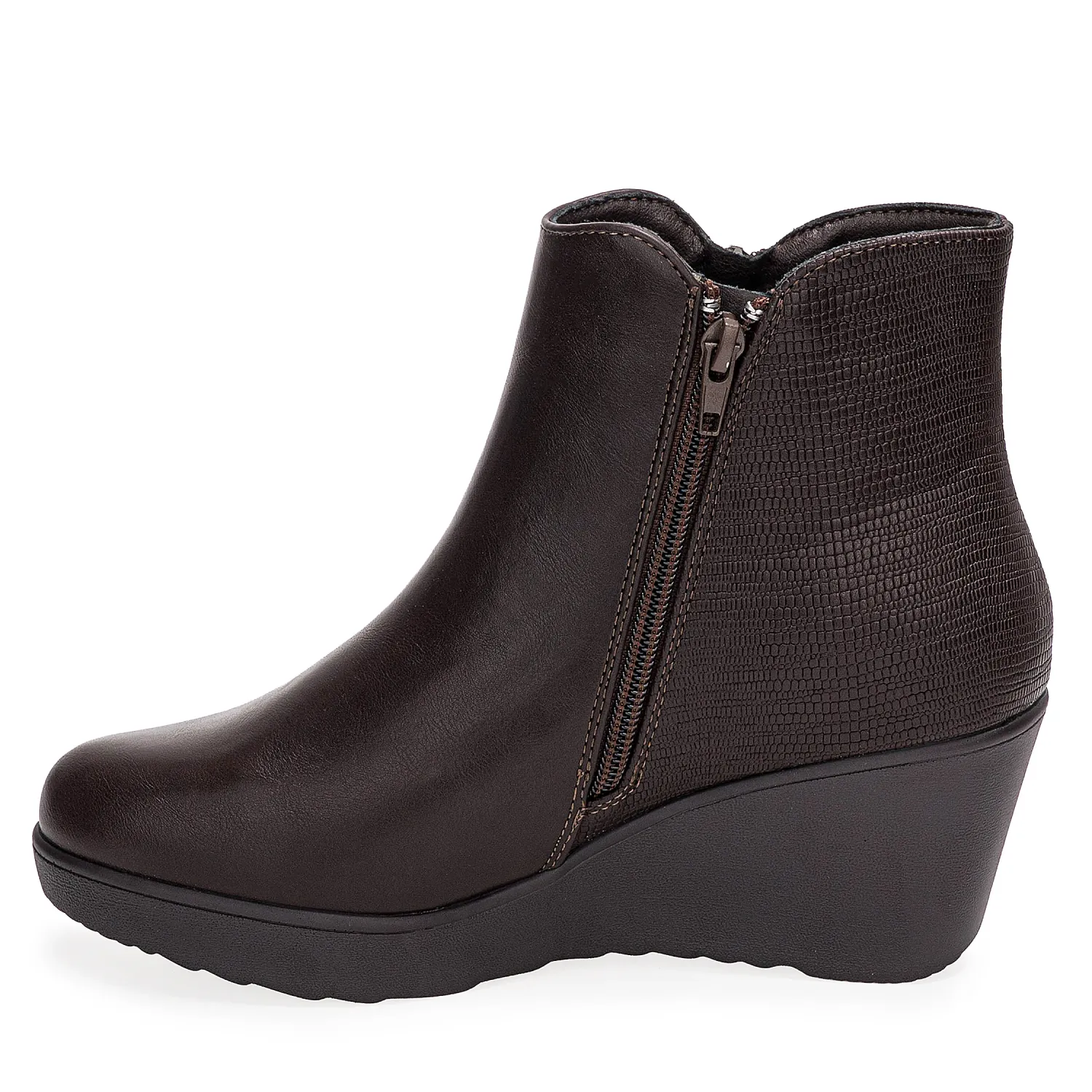 Botin Platanitos Dama Bttw Molly color marron oscuro. | Platanitos