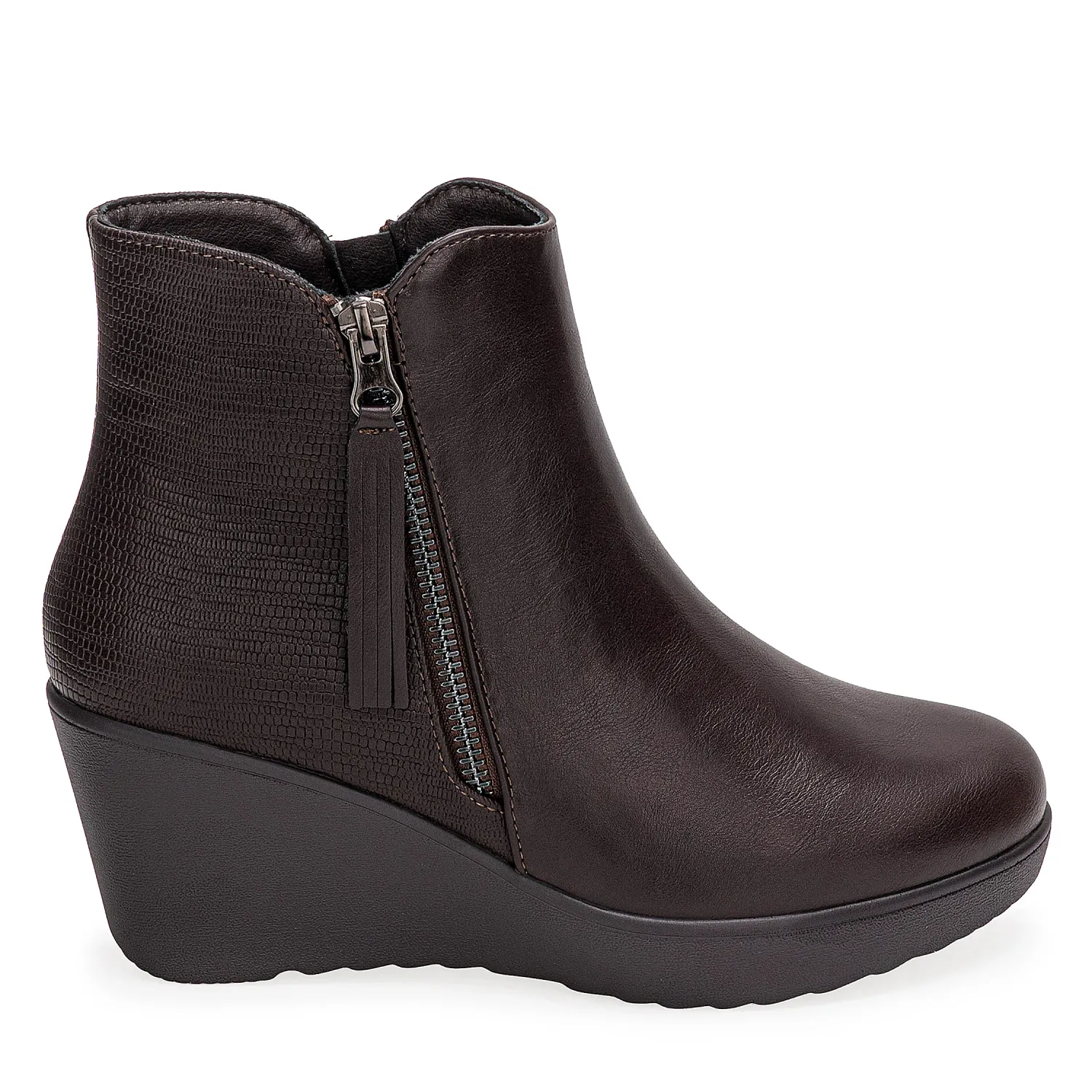 Botin Platanitos Dama Bttw Molly color marron oscuro. | Platanitos