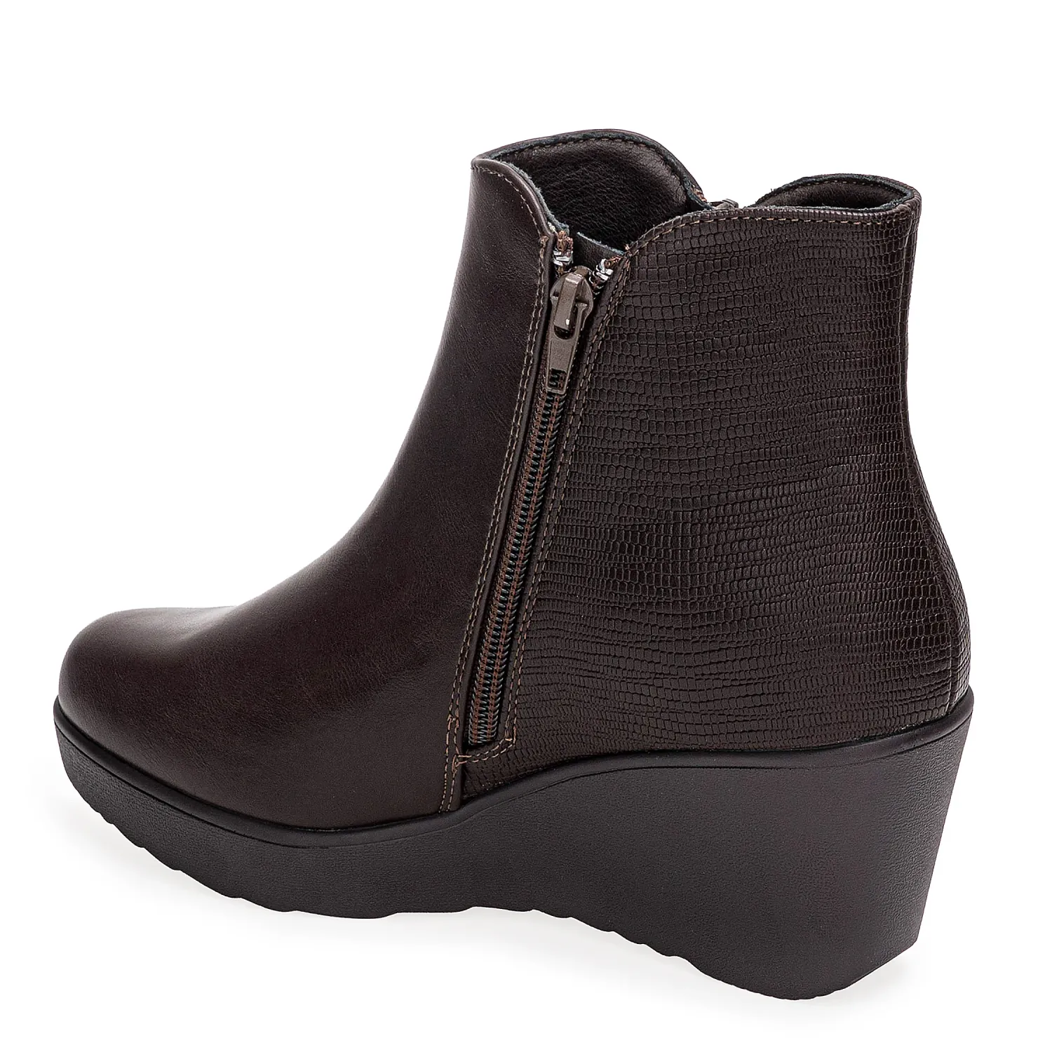 Botin Platanitos Dama Bttw Molly color marron oscuro. | Platanitos
