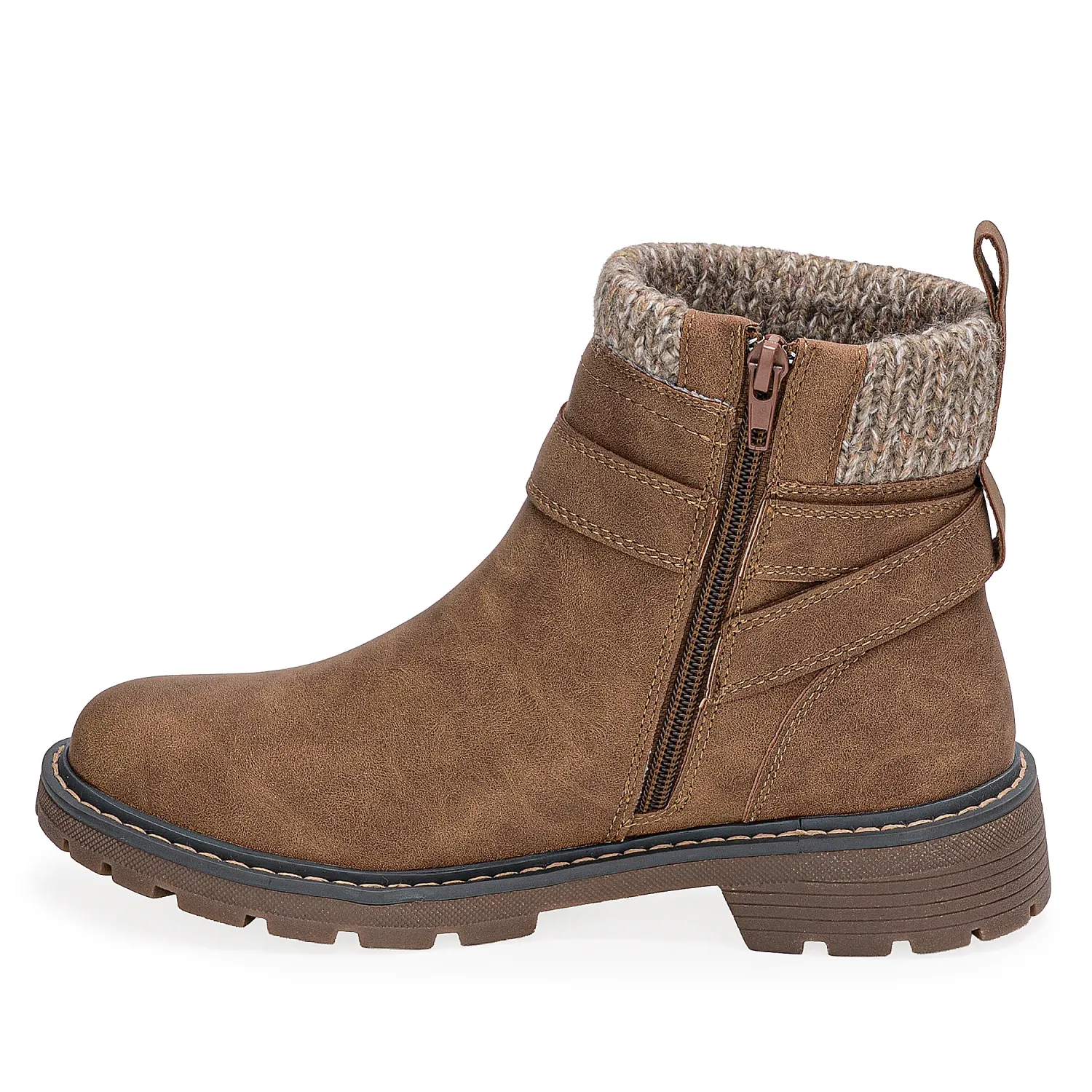 Botin Platanitos Dama Btt Shiloh color camel | Platanitos