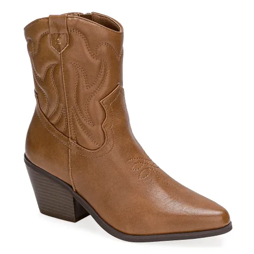 Platanitos  de Mujer modelo Botin Dama Bt Sierra cameles sintéticos mujer 2025092922135112902 Sintético Sintético