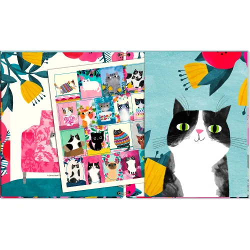 DGNOTTAS Agenda Semanal 2026 Cats Escritorio