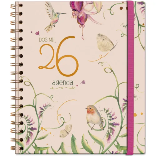 DGNOTTAS Varios modelo Agenda Diaria 2026 Floral Escritorio Esp. varios 2025092923325900947  
