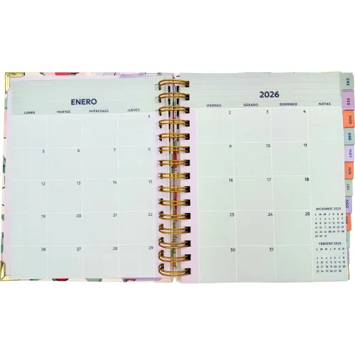 DGNOTTAS Agenda Diaria 2026 True Espiral