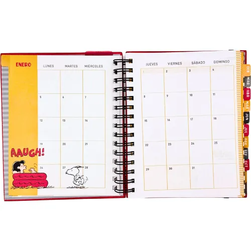 DGNOTTAS Agenda Diaria 2026 Snoopy