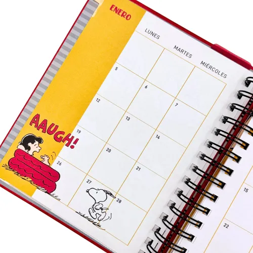 DGNOTTAS Agenda Diaria 2026 Snoopy