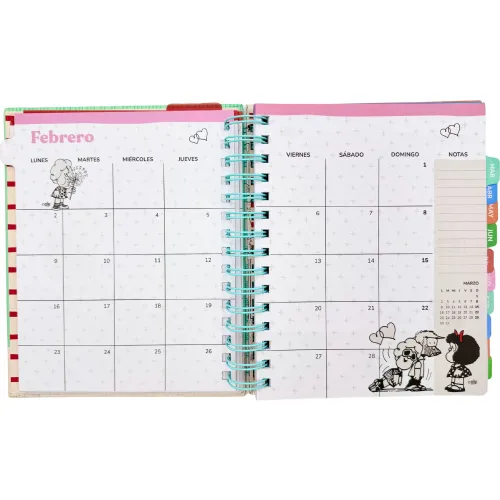DGNOTTAS Agenda Diaria 2026 Mafalda