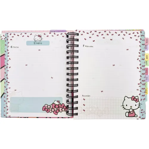 DGNOTTAS Agenda Diaria 2026 Hello Kitty