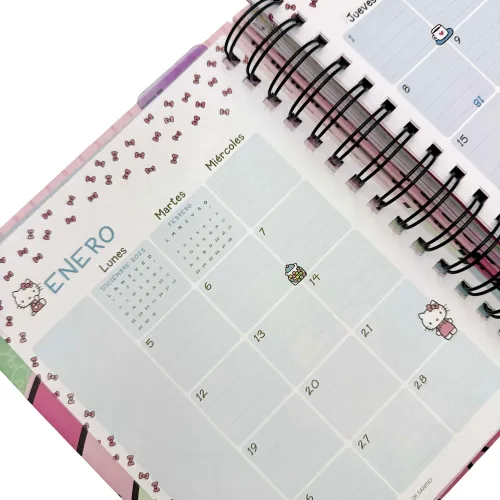DGNOTTAS Agenda Diaria 2026 Hello Kitty