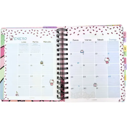 DGNOTTAS Agenda Diaria 2026 Hello Kitty