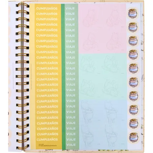 DGNOTTAS Brief Planner 2026 Winnie The Pooh
