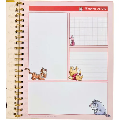 DGNOTTAS Brief Planner 2026 Winnie The Pooh