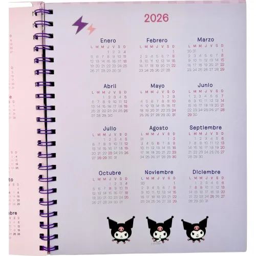 DGNOTTAS Brief Planner 2026 Kuromi