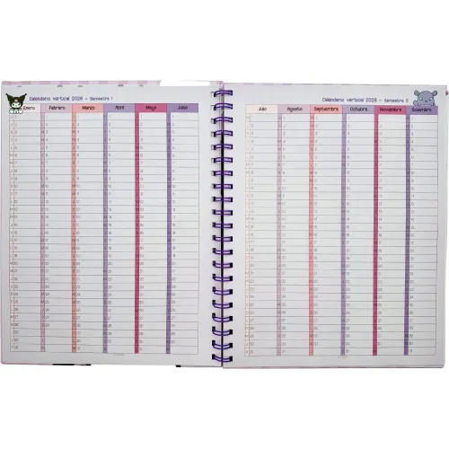 DGNOTTAS Brief Planner 2026 Kuromi