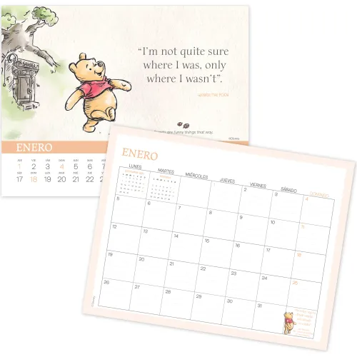 DGNOTTAS Calendario De Escritorio 2026 Pooh