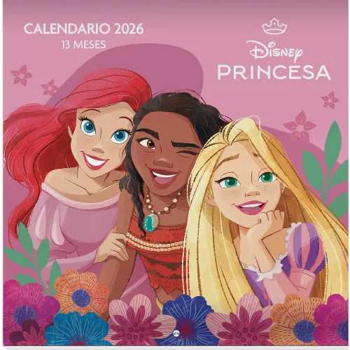 DGNOTTAS Calendario De Pared 2026 Princesas