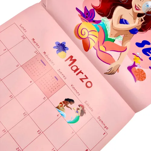 DGNOTTAS Calendario De Pared 2026 Princesas