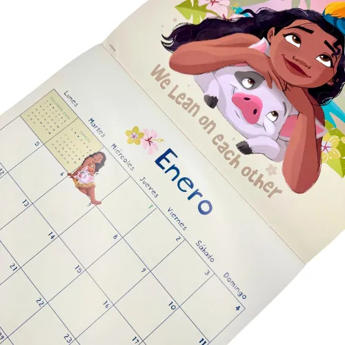DGNOTTAS Calendario De Pared 2026 Princesas