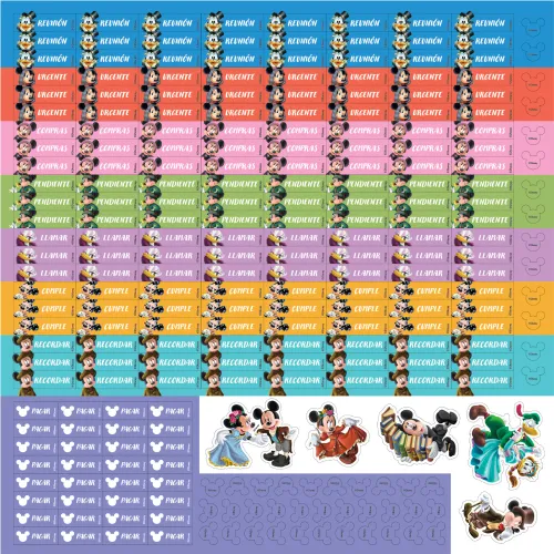 DGNOTTAS Calendario De Pared 2026 Disney