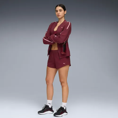 Puma Shorts Training Mujer W Puma Strong Floral Ribbon Woven
