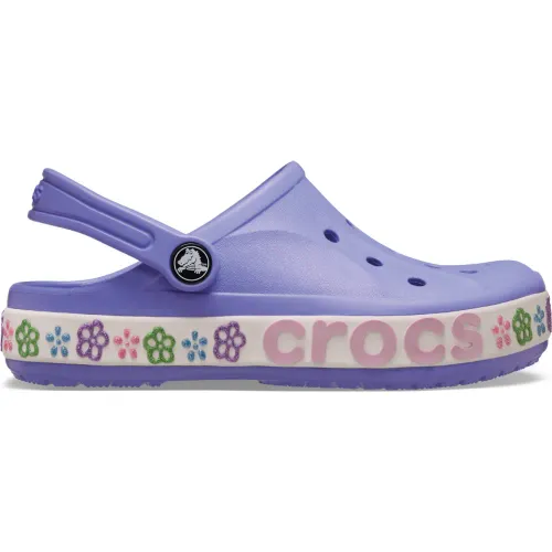 CROCS Morado de Niña modelo Zuecos Niña Bayaband Flower Band Clog K morados sintéticos niña 2025093017011884748 Sintético Sintético