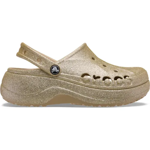 CROCS Dorado de Mujer modelo Zuecos Mujer Baya Platform Glitter Clog W dorados sintéticos mujer 2025093017011885042 Sintético Sintético