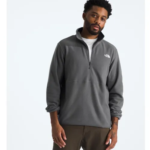 The North Face Plateado de Hombre modelo Casaca Polar Hombre M Glacier Fleece 1/2 Zip plomos hombre 2025093023031802163  
