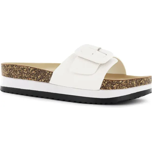 Impuls Blanco de Mujer modelo Sandalias Plataforma Mujer Yoko26 blancos sintéticos mujer 2025100122185864238 Sintético PU