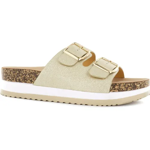 Impuls Dorado de Mujer modelo Sandalias Plataforma Mujer Yoko24   sintéticos mujer 2025100122185864296 Sintético PU