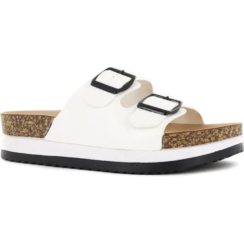 Impuls Blanco de Mujer modelo Sandalias Plataforma Mujer Yoko24 blancos sintéticos mujer 2025100122185864299 Sintético PU