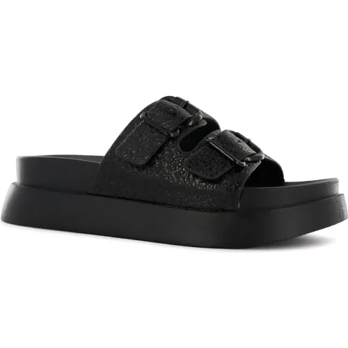Impuls Negro de Mujer modelo Sandalias Plataforma Mujer Kesha05 negros sintéticos mujer 2025100122185864433 Sintético PU
