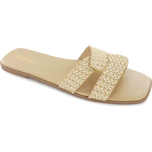 Impuls Beige de Mujer modelo Sandalias Flats Mujer Daira06 beiges sintéticos mujer 2025100122185864478 Sintético PU