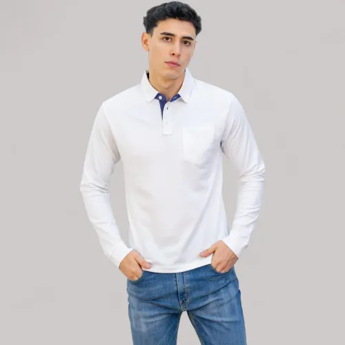 AVANT GARDE Blanco de Hombre modelo Polo Manga Larga Hombre Cuello Box blancos hombre 2025100123071658114  