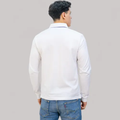 AVANT GARDE Polo Manga Larga Hombre Cuello Box