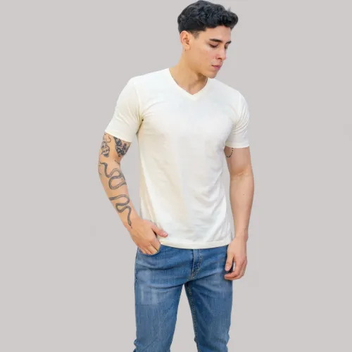 AVANT GARDE Polo Manga Corta Hombre Cuello V