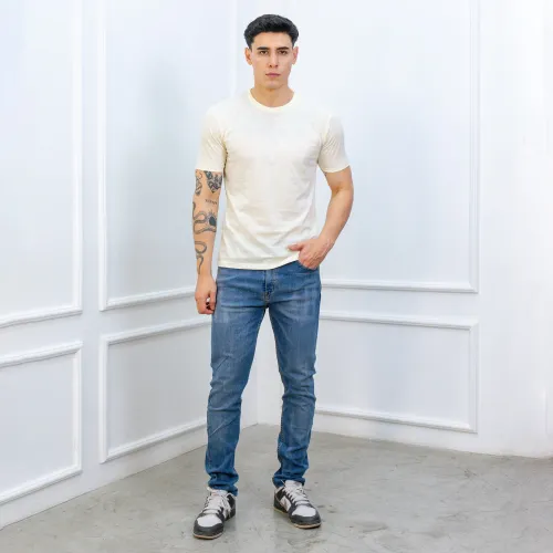 AVANT GARDE Polo Manga Corta Hombre Cuello Redondo
