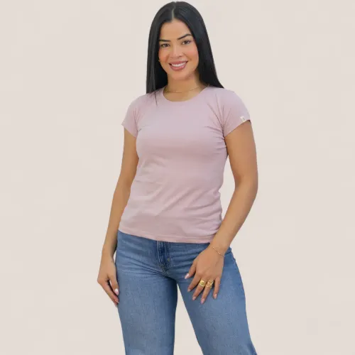 AVANT GARDE Polo Manga Corta Mujer Cuello Redondo