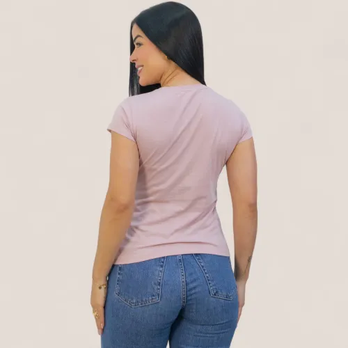 AVANT GARDE Polo Manga Corta Mujer Cuello Redondo