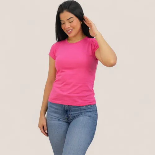 AVANT GARDE Polo Manga Corta Mujer Cuello Redondo