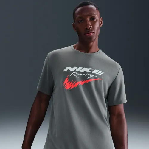 Nike Polo Running Hombre Dri-Fit Uv Run Energy Miler