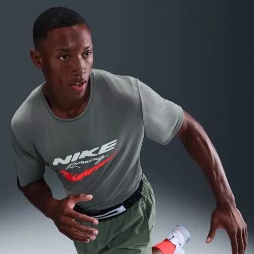 Nike Polo Running Hombre Dri-Fit Uv Run Energy Miler