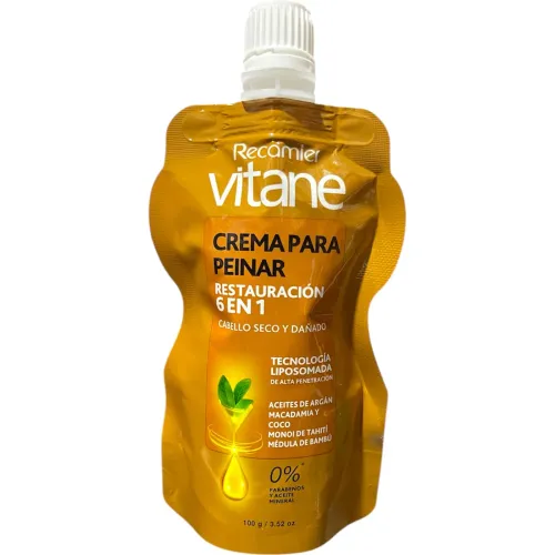 VITANE Marron modelo Crema Para Peinar Restauracion 6 En 1 Doypack X 100 Ml Travel Size marrones 2025100219242376627  