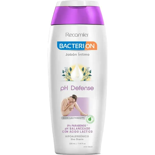 Bacterion Blanco modelo Jabon Intimo Ph Neutro 220ml blancos morados 2025100219242376636  