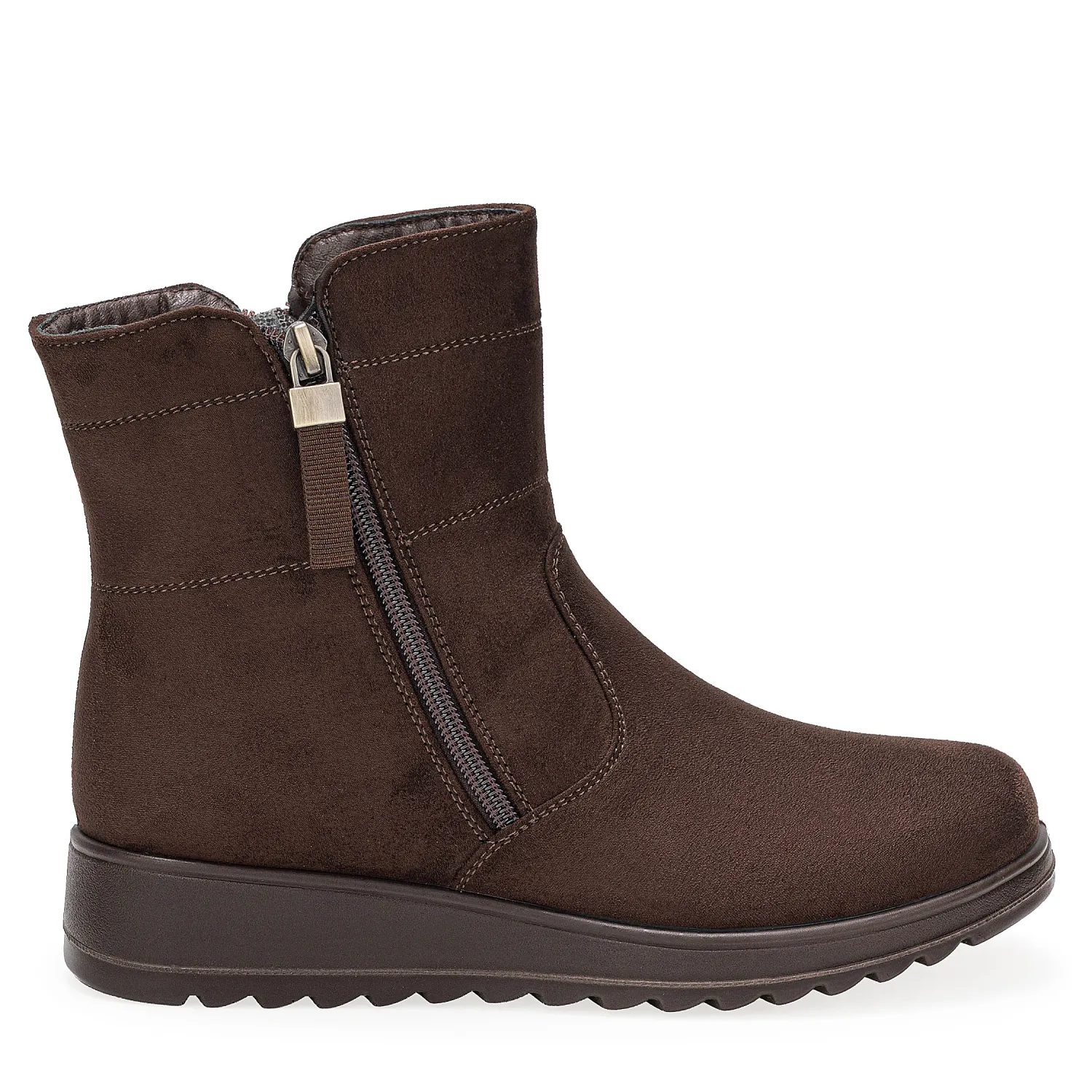 Botin Platanitos Dama Btt Rhaena color marron oscuro. | Platanitos
